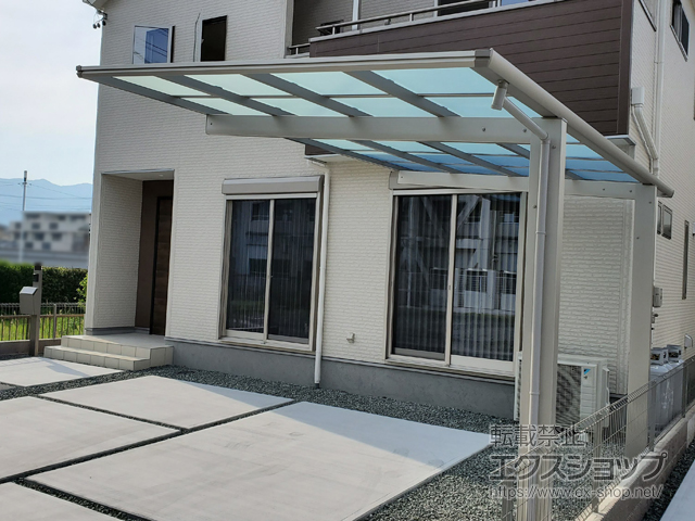 愛知県新城市ののカーポート エフルージュグラン　積雪〜20cm対応 施工例