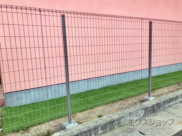 岐阜県加茂郡川辺町ののフェンス・柵 イーネットフェンス1F型 自由柱タイプ 施工例