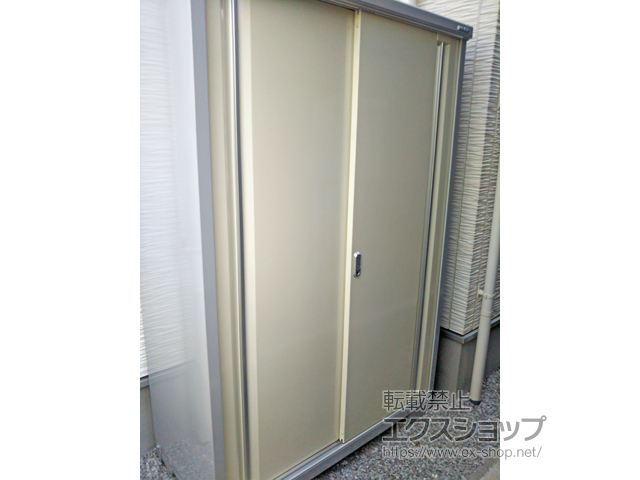 埼玉県朝霞市のの物置・屋外倉庫 シンプリー 一般型 1320×615×1903（MJX-136E-P） MJX-136E-P-FW 施工例