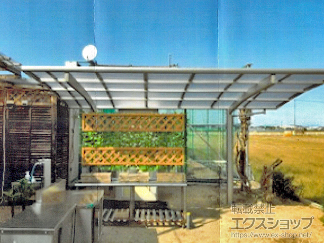 滋賀県草津市ののカーポート プレシオスポート 積雪〜20cm対応 施工例