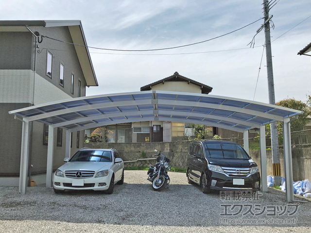 福岡県福津市ののカーポート レイナトリプルポートグラン　積雪〜20cm対応 施工例