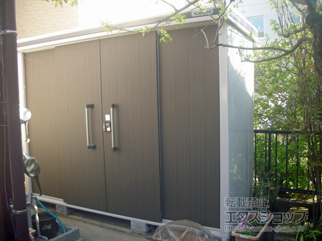 千葉県袖ケ浦市のの物置・屋外倉庫 エルモ 一般型 2920×820×2122（LMD-2908） LMD-2908-DW 施工例