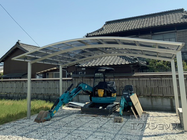 香川県木田郡三木町ののカーポート レイナツインポートグラン　積雪〜20cm対応 施工例