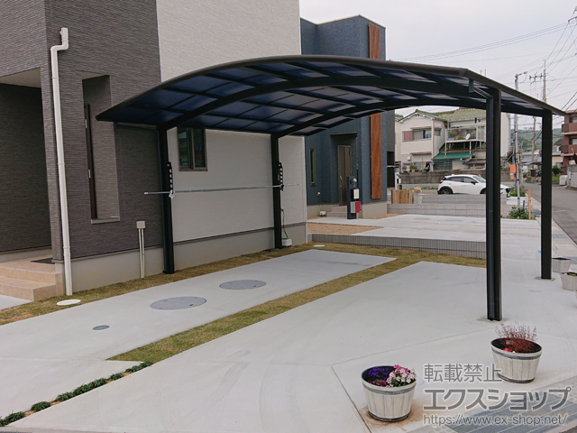 和歌山県和歌山市ののカーポート レイナツインポートグラン　積雪〜20cm対応 施工例