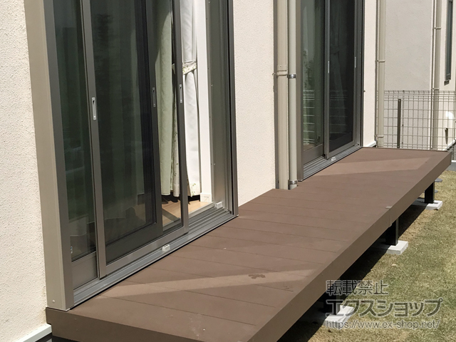 東京都稲城市ののウッドデッキ リウッドデッキ 200 施工例