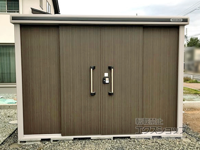 山形県東村山郡山辺町のの物置・屋外倉庫 エルモ 積雪型 2920×2570×2116（LMDS-2925） LMDS-2925-DW 施工例