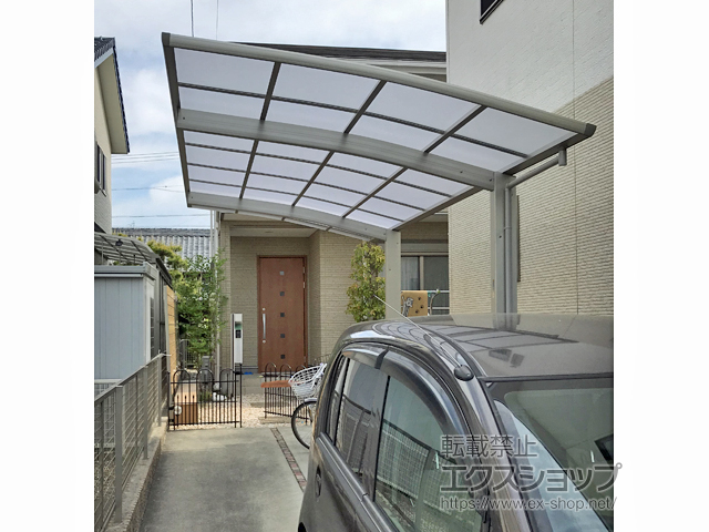 愛知県岡崎市ののカーポート プレシオスポート 積雪〜20cm対応 施工例