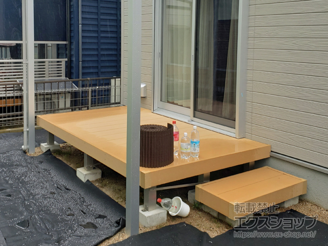 愛知県安城市ののウッドデッキ リウッドデッキ 200 施工例