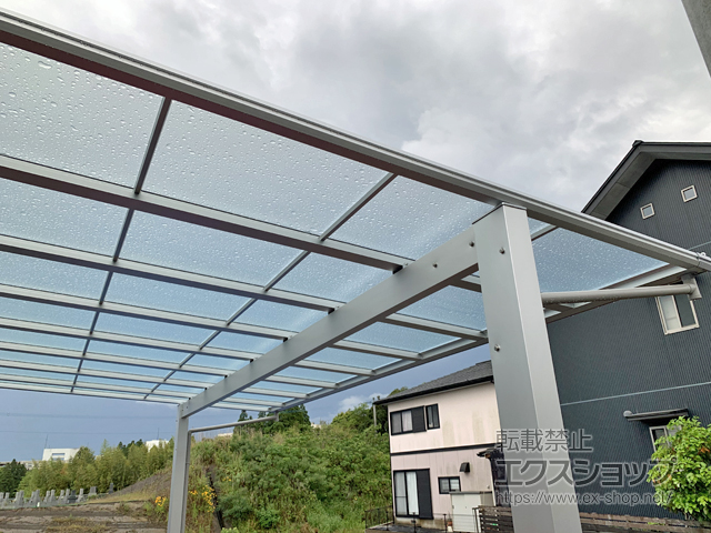 宮崎県宮崎市ののカーポート エフルージュ ツイン 積雪〜20cm対応 施工例