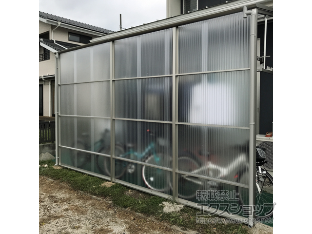 島根県出雲市ののストックヤード ストックヤードII オープンタイプ 積雪〜20ｃｍ対応 施工例