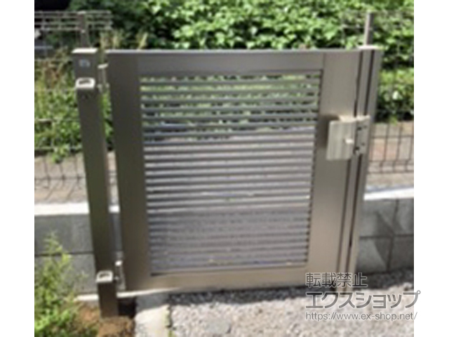 東京都東久留米市のの門扉 開き門扉AB YR1型 片開き 柱使用 施工例