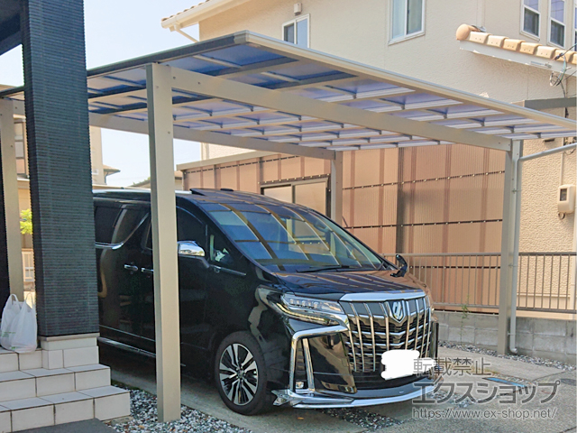 山口県防府市ののカーポート エフルージュ ツイン FIRST 積雪〜20cm対応 施工例