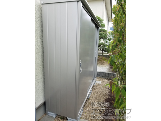 福岡県福岡市のの物置・屋外倉庫 エスモ 一般型 2100×650×1959（ESE-2106A） ESE-2106A-SS 施工例