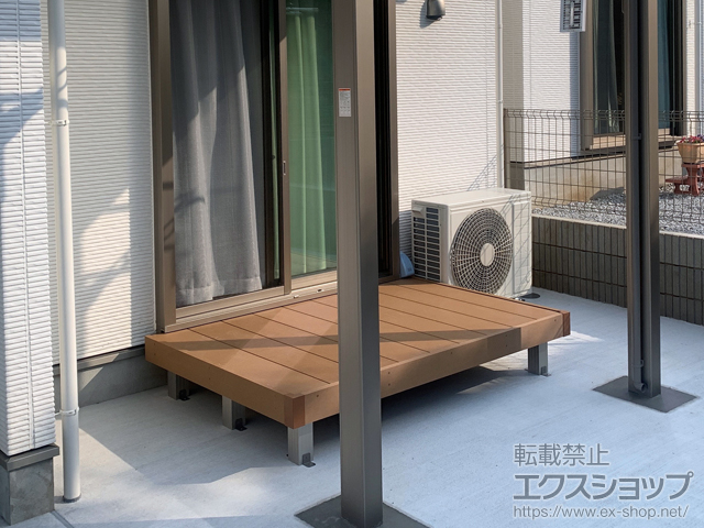 神奈川県横浜市ののウッドデッキ マージウッドデッキ 施工例