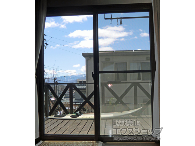 長野県茅野市のの二重窓（内窓） プラマードU 引違い窓 2枚建 施工例