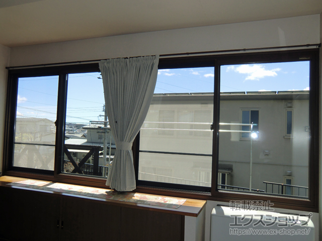 長野県茅野市のの二重窓（内窓） プラマードU 引違い窓 2枚建 施工例