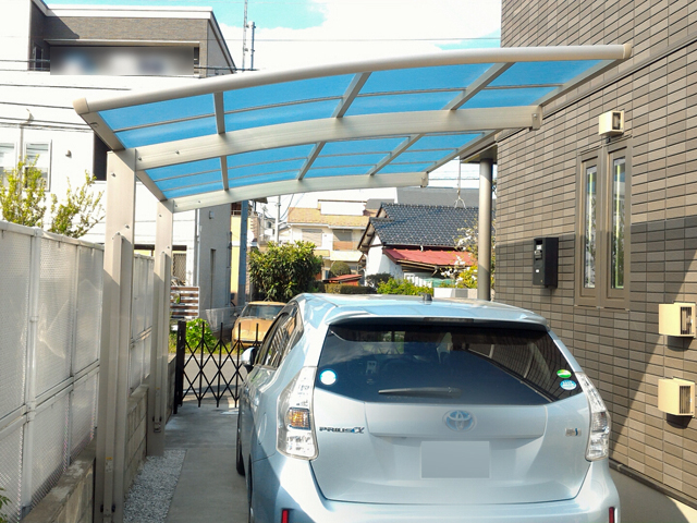 神奈川県川崎市ののカーポート レイナポートグラン　積雪〜20cm対応 施工例