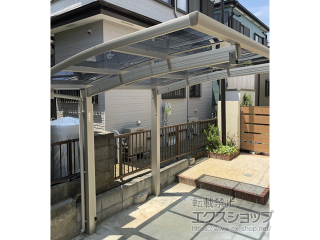 神奈川県横浜市ののサイクルポート・駐輪場 プレシオスポート ミニ 積雪〜20cm対応 施工例