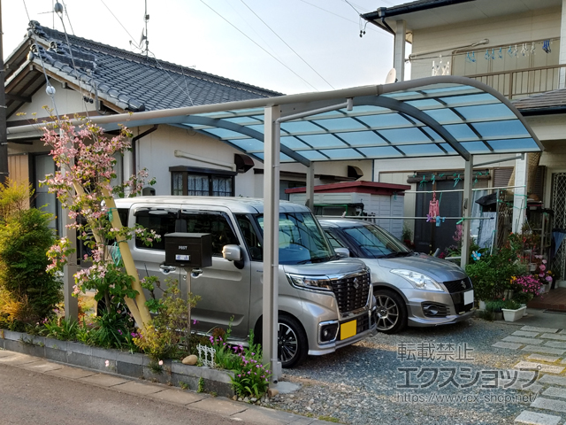 静岡県掛川市ののカーポート レイナツインポートグラン　積雪〜20cm対応 施工例