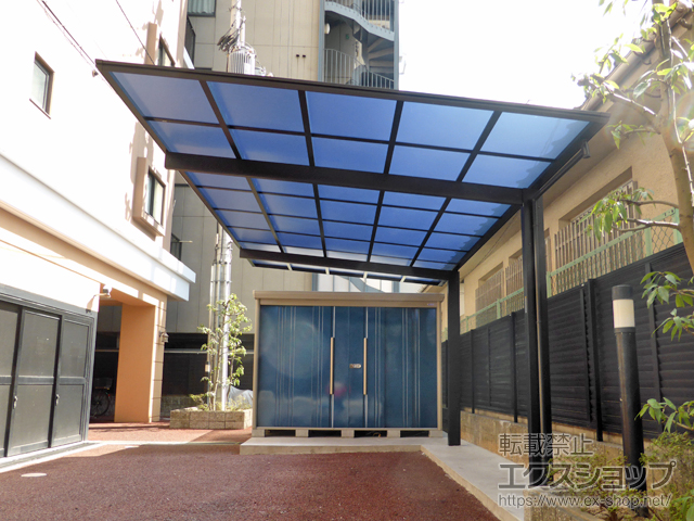 大阪府東大阪市ののカーポート エフルージュグラン　積雪〜20cm対応 施工例