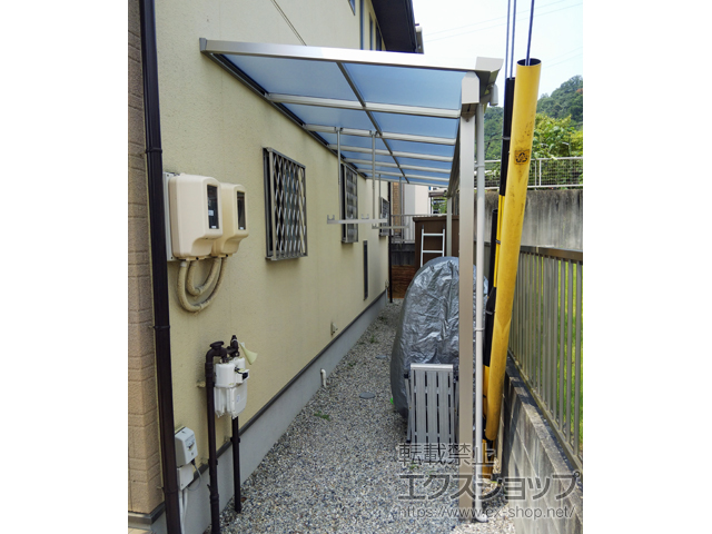 愛知県豊田市ののテラス屋根 ソラリア F型 テラスタイプ 単体 積雪〜20cm対応 施工例