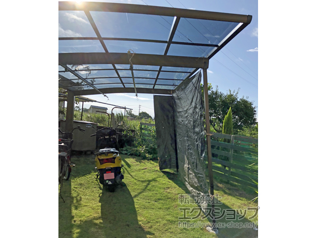 鹿児島県指宿市ののカーポート プレシオスポート 積雪〜20cm対応 施工例