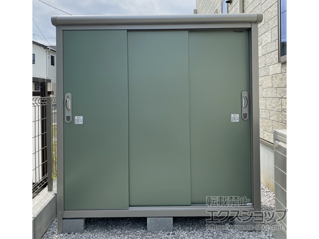 神奈川県小田原市のの物置・屋外倉庫 エスモ 一般型 1497×650×1501（ESE-1506E） ESE-1506E-EG 施工例