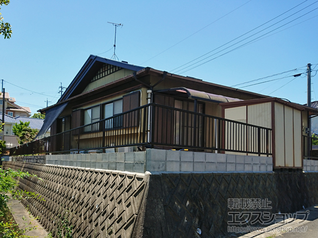 長崎県東彼杵郡川棚町ののフェンス・柵 ミエッタフェンス 防犯たて格子タイプ 自由柱施工 施工例