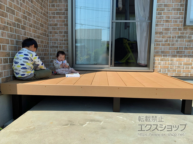 神奈川県横浜市ののウッドデッキ マージウッドデッキ 施工例