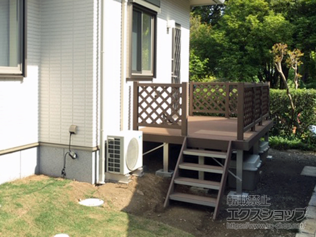 埼玉県比企郡小川町ののウッドデッキ リウッドデッキ 200 施工例