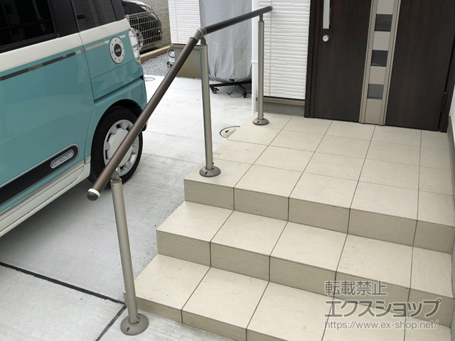 静岡県沼津市のの手すり パルトナーUDフェンス1型(手すり)自立タイプ 笠木のみタイプ 施工例