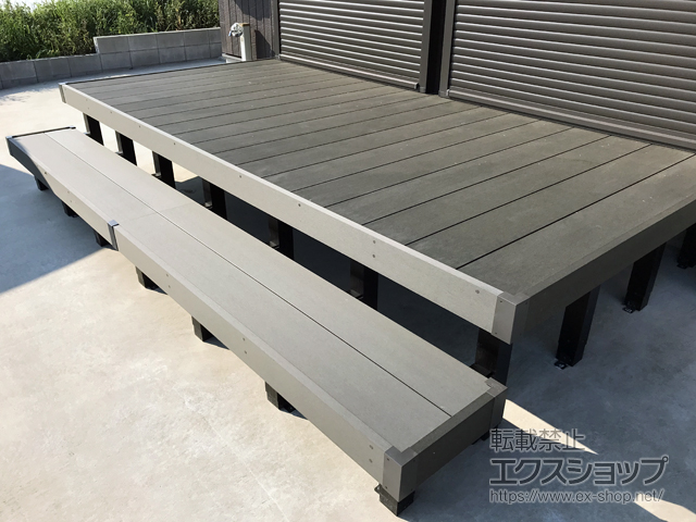 千葉県いすみ市ののウッドデッキ リウッドデッキ 200 施工例