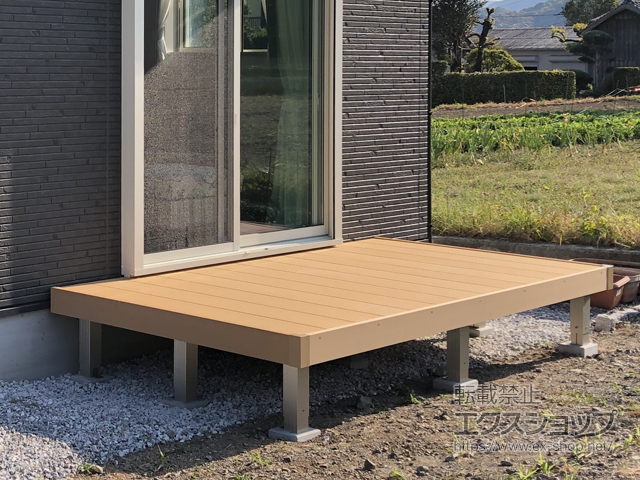 愛媛県南宇和郡愛南町ののウッドデッキ リウッドデッキ 200 施工例