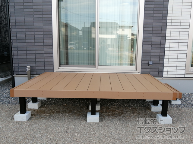 岐阜県各務原市ののウッドデッキ リウッドデッキ 200 施工例