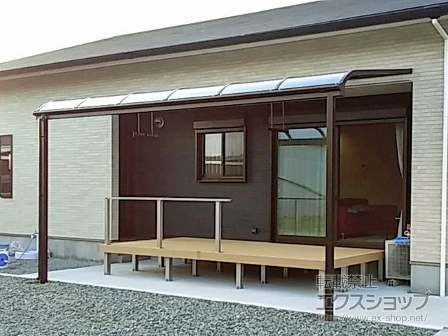 熊本県熊本市ののウッドデッキ リウッドデッキ 200 施工例