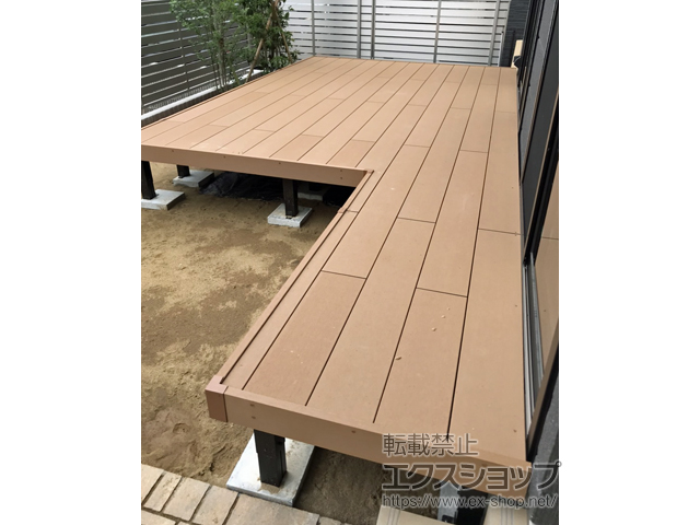 千葉県四街道市ののウッドデッキ リウッドデッキ 200 施工例