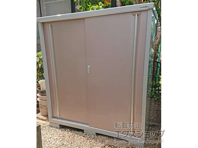 兵庫県神戸市のの物置・屋外倉庫 シンプリー 一般型 1520×615×1603（MJX-156D-P） MJX-156D-P-AR 施工例