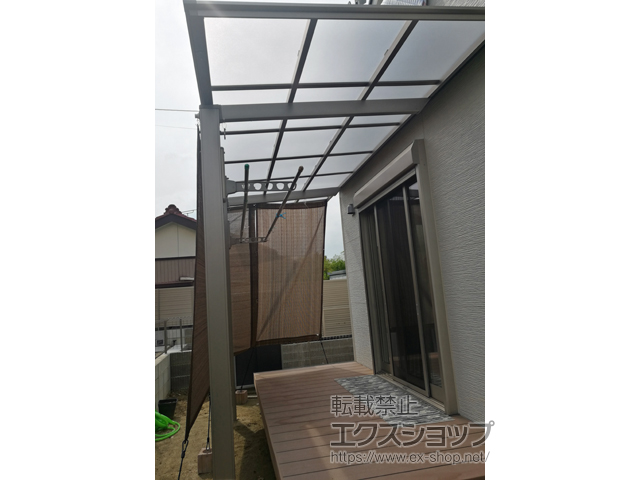 愛知県名古屋市ののテラス屋根 フーゴF 独立テラスタイプ 単体 積雪〜20cm対応 施工例
