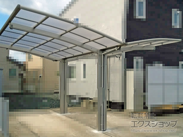 三重県度会郡玉城町ののカーポート レイナポートグラン Y合掌　積雪〜20cm対応 施工例