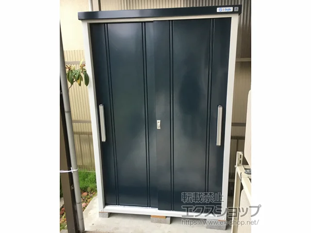 奈良県大和郡山市のサンキンの物置・収納・屋外倉庫 クール COOL-1350 一般型 1300×500×1937 COOL-1350-OM 施工例