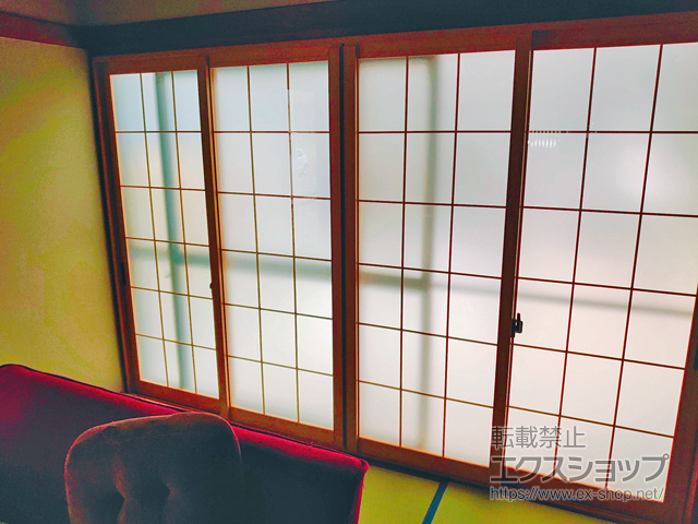 愛知県半田市のの二重窓（内窓） プラマードU 引違い窓 4枚建 施工例