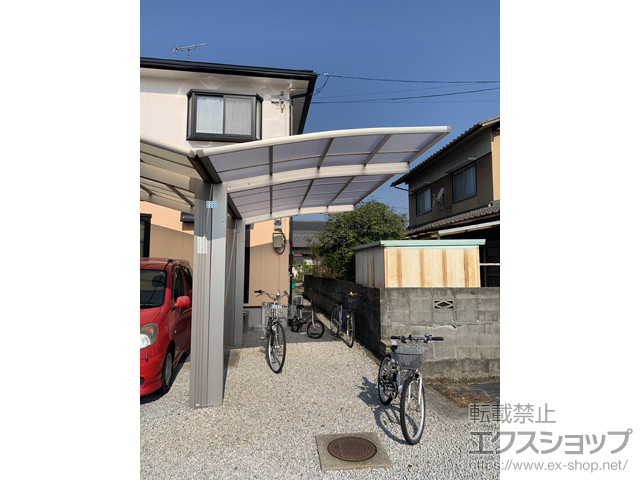 香川県高松市ののカーポート プレシオスポート 積雪〜20cm対応 施工例