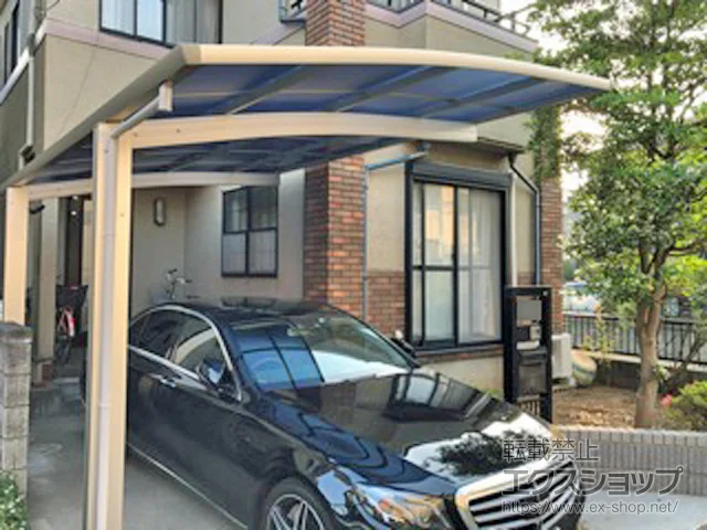 埼玉県生駒市のValue Selectのカーポート プレシオスポート 積雪〜20cm対応 施工例