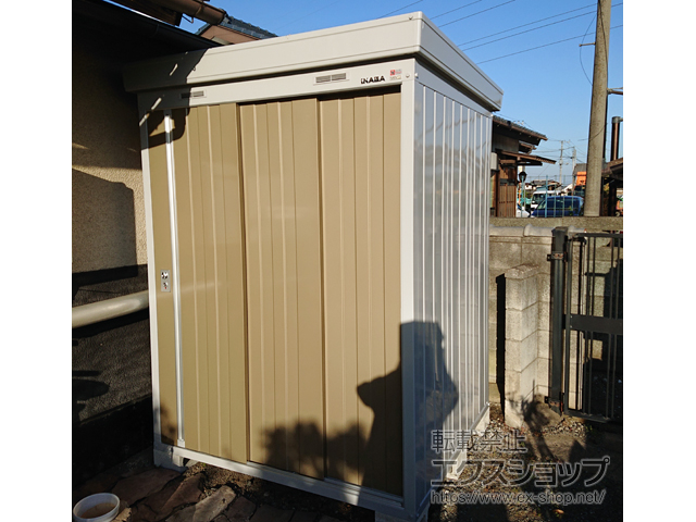 群馬県高崎市のの物置・屋外倉庫 ネクスタ 一般型 1530×1370×2020 NXN-20S-MB 施工例