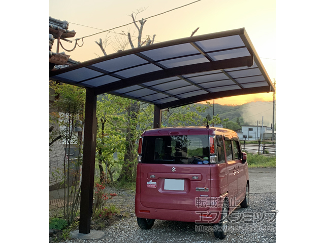 大分県臼杵市ののカーポート プレシオスポート 積雪〜20cm対応 施工例