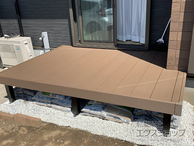 埼玉県入間市ののウッドデッキ リウッドデッキ 200 施工例