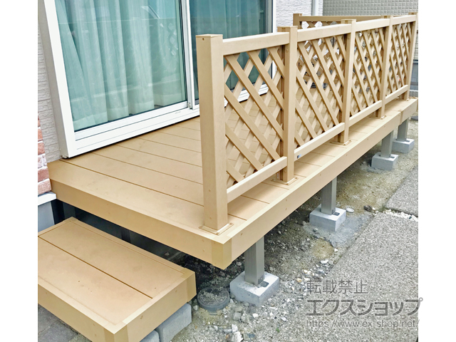 愛知県瀬戸市ののウッドデッキ リウッドデッキ 200 施工例