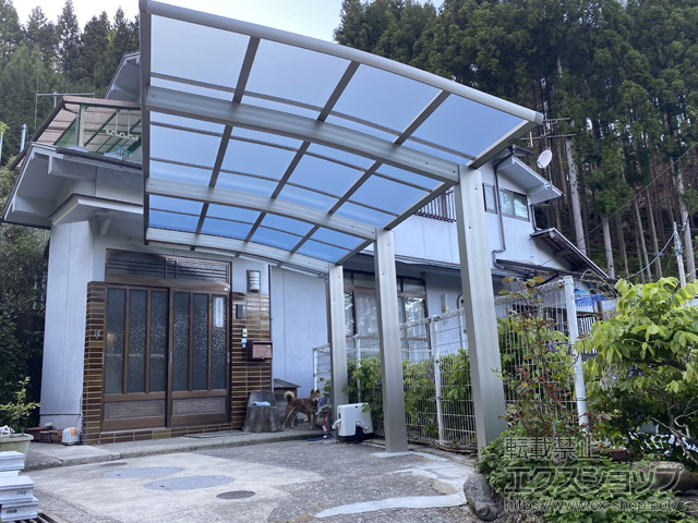 愛媛県上浮穴郡久万高原町ののカーポート レイナポートグラン50 積雪〜50cm対応 施工例