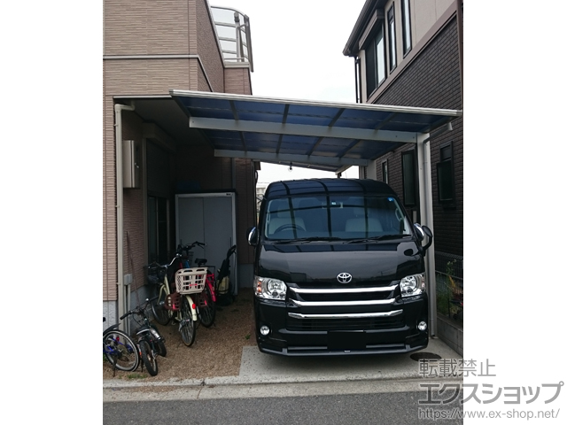 大阪府堺市ののカーポート エフルージュグラン　積雪〜20cm対応 施工例