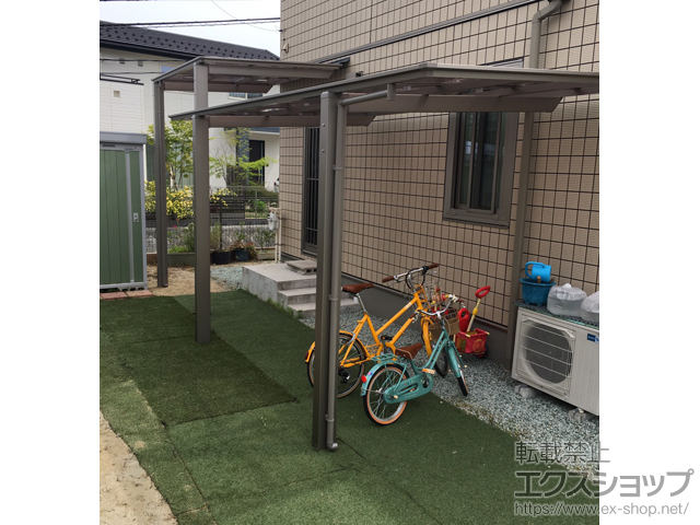 宮城県仙台市ののテラス屋根 フーゴF 独立テラスタイプ 単体 積雪〜20cm対応 施工例